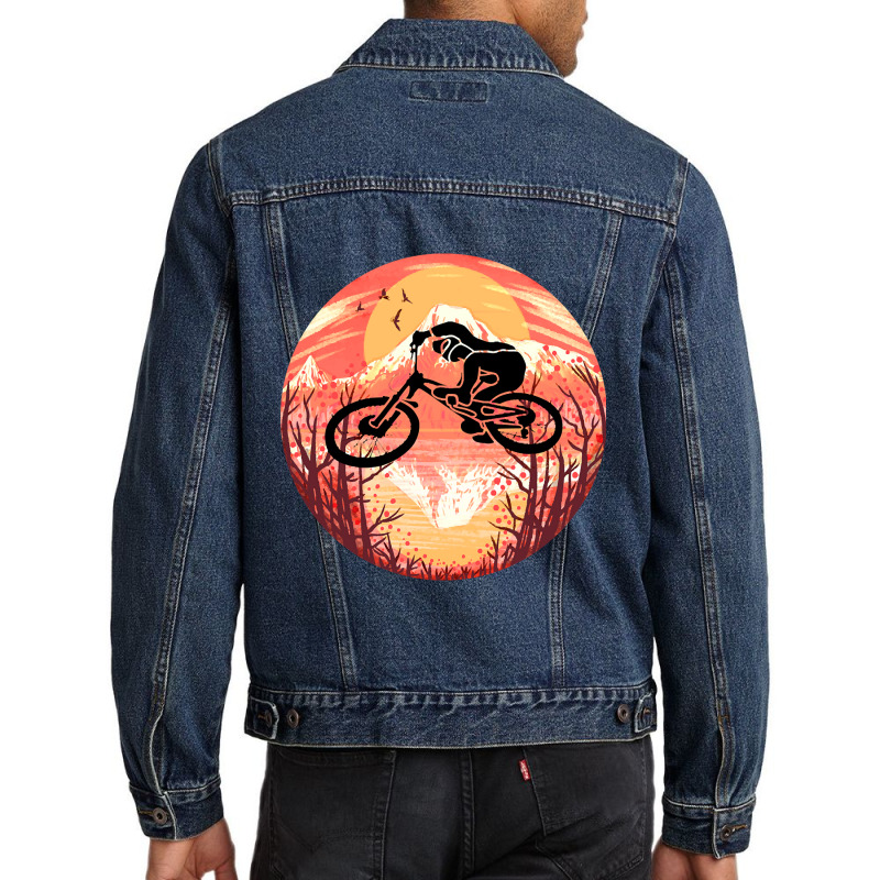 Bicycle Jump Men Denim Jacket | Artistshot