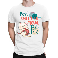 Best Knitten Mom Ever Cate Cute Funny Cat Pun T-shirt | Artistshot