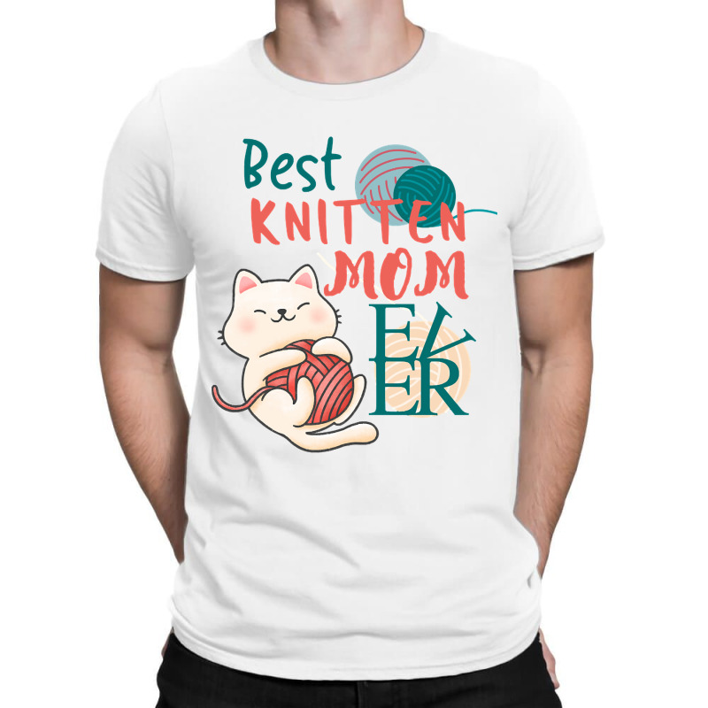 Best Knitten Mom Ever Cate Cute Funny Cat Pun T-shirt | Artistshot