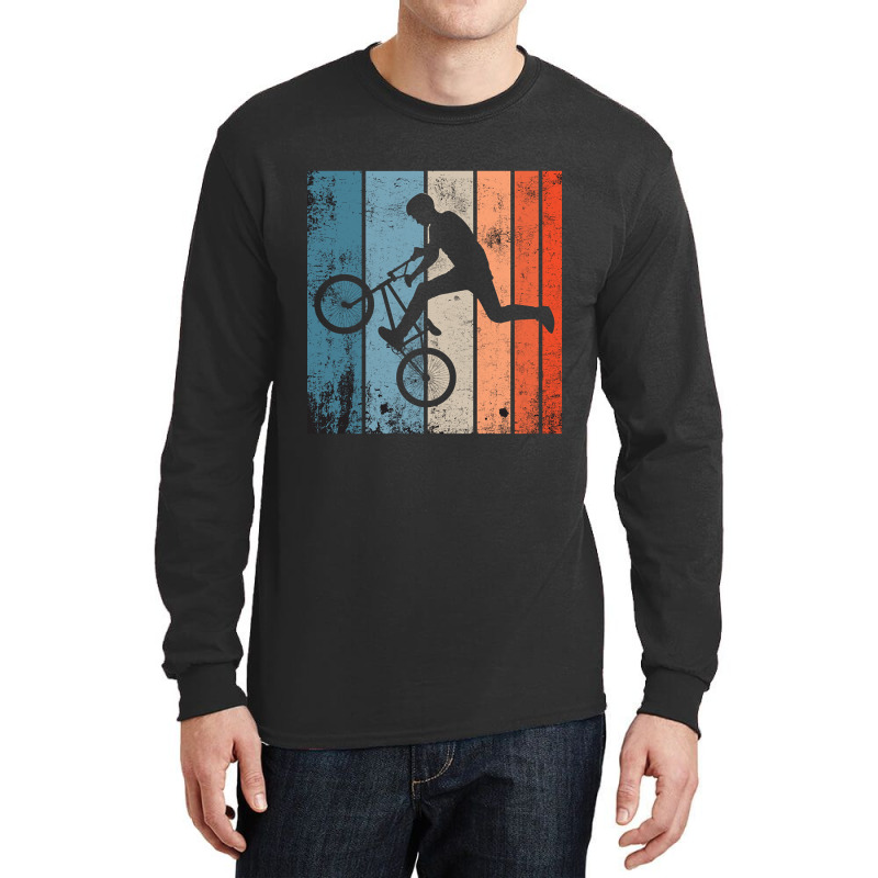 Bicycle Motocross Vintage Design Long Sleeve Shirts | Artistshot