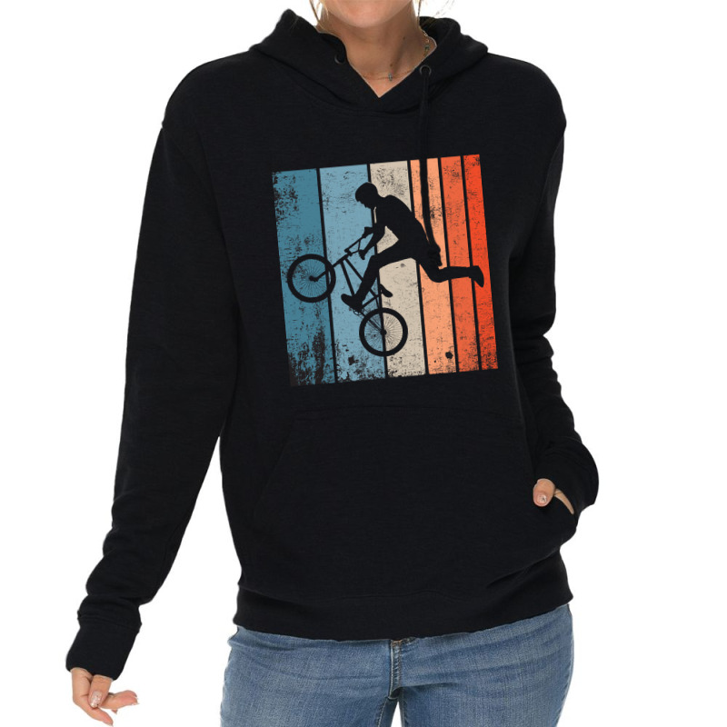 Bicycle Motocross Vintage Design Lightweight Hoodie | Artistshot