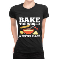 Baking Baker Pastry Chef Ladies Fitted T-shirt | Artistshot