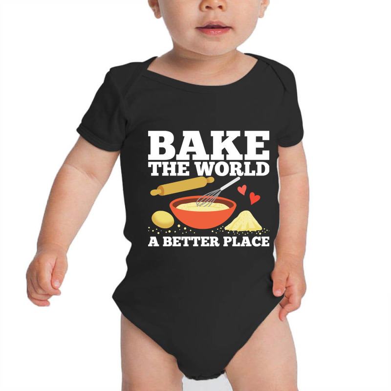 Baking Baker Pastry Chef Baby Bodysuit by reallyfemales1 | Artistshot