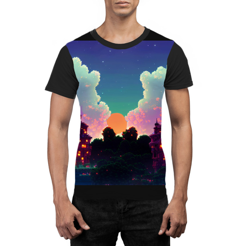 The Castle Of Dreams Graphic T-shirt | Artistshot