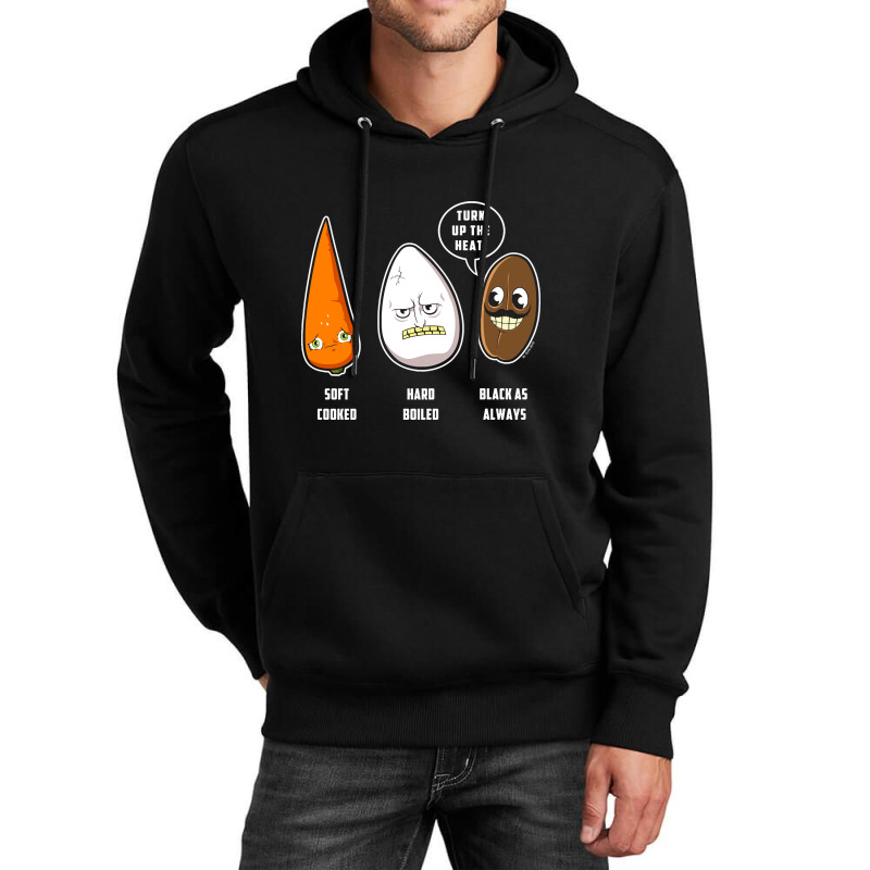 Carrot, Egg & Coffee Bean-46cn2 Unisex Hoodie | Artistshot