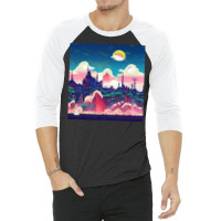 Castle In The Clouds 3/4 Sleeve Shirt | Artistshot