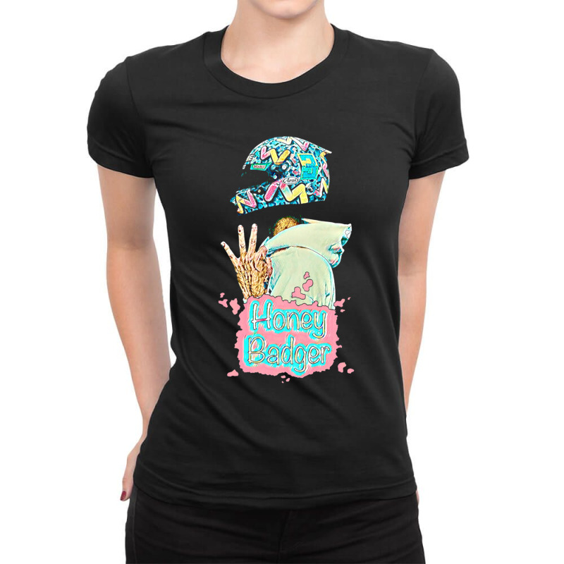 Daniel Ricciardo Honey Badger Ladies Fitted T-Shirt by ardylanda | Artistshot