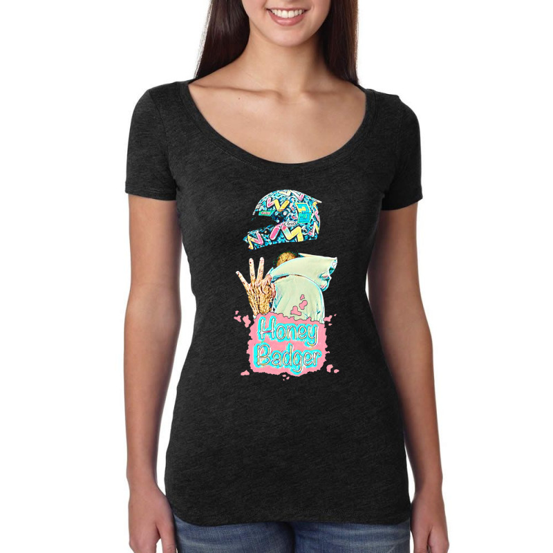 Daniel Ricciardo Honey Badger Women's Triblend Scoop T-shirt by ardylanda | Artistshot