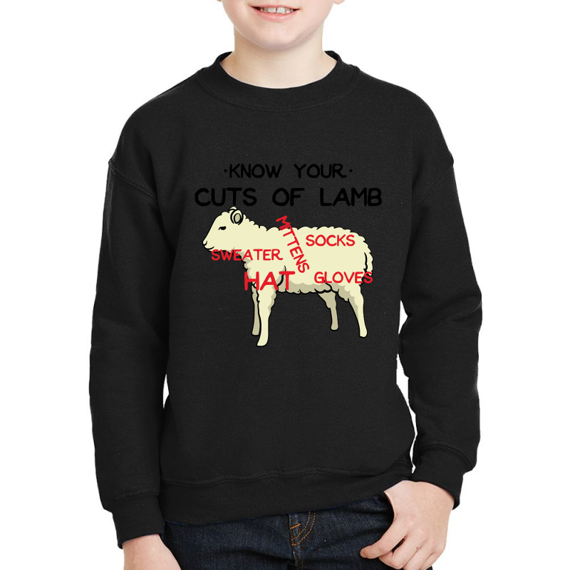 Knitting Knitter Crochet Needle Knitting Lamb Wool Youth Sweatshirt by trampolinnervous53 | Artistshot