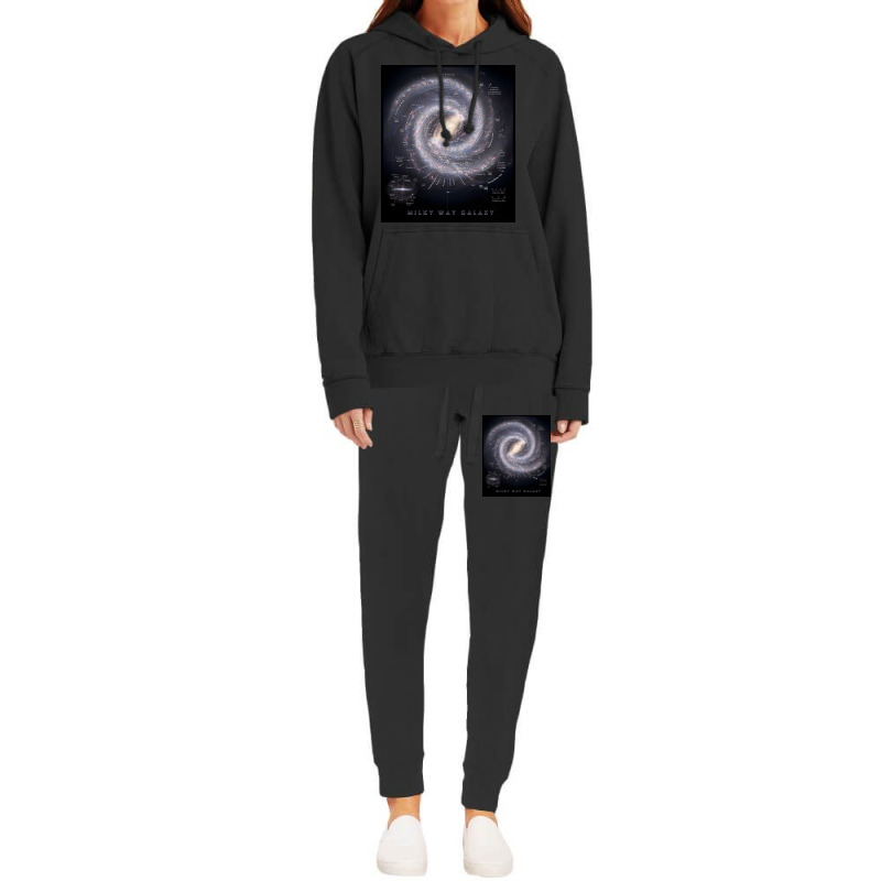 Milky Way Galaxy Map Hoodie & Jogger set by tamelatrivert | Artistshot