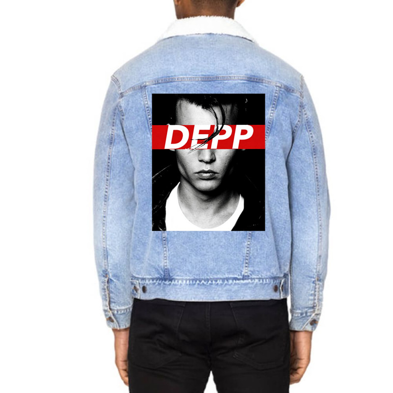 Depp Unisex Sherpa-Lined Denim Jacket by enzormiersh | Artistshot