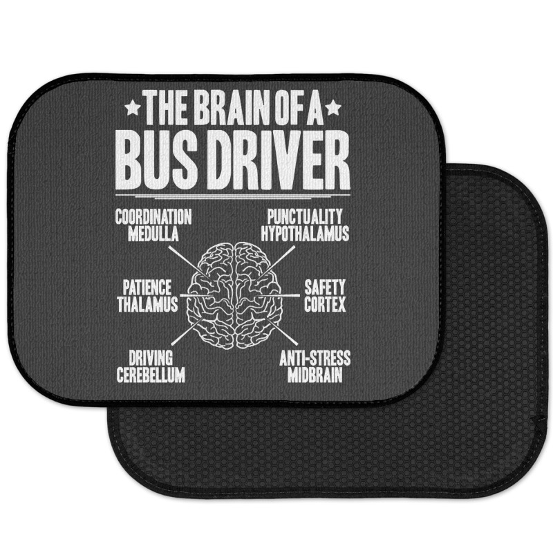 Bus Driver Busman School Bus Driver Coach Driver-nxdhp Rear Car Mat By ...