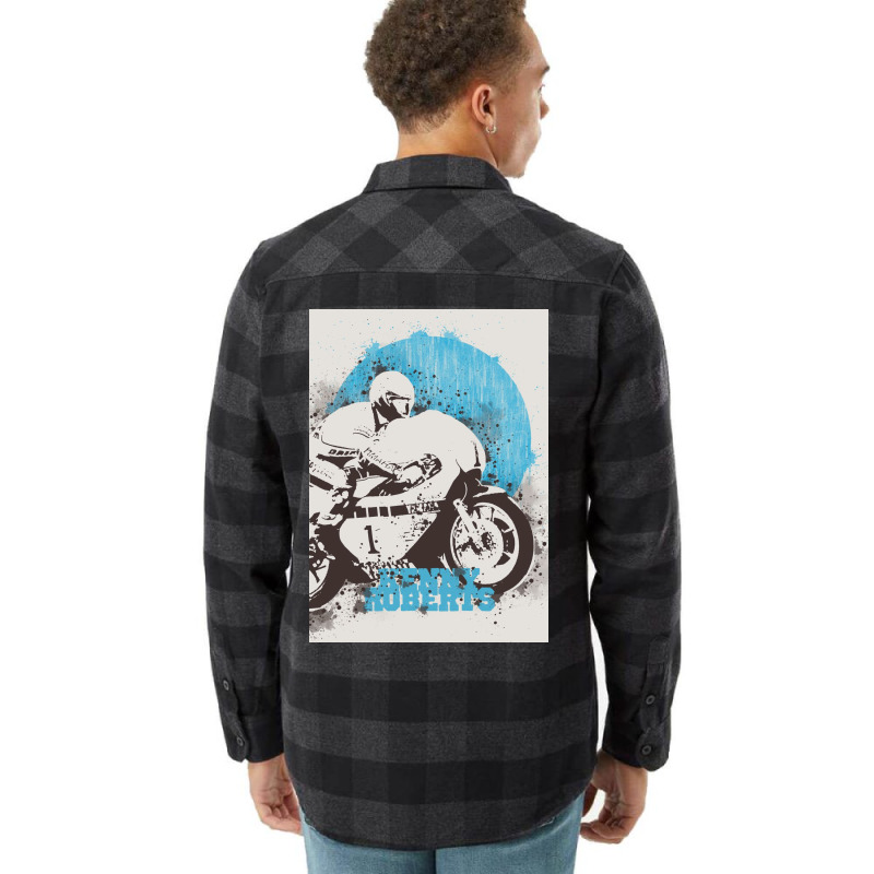 Kenny Roberts Painting Art Flannel Shirt | Artistshot