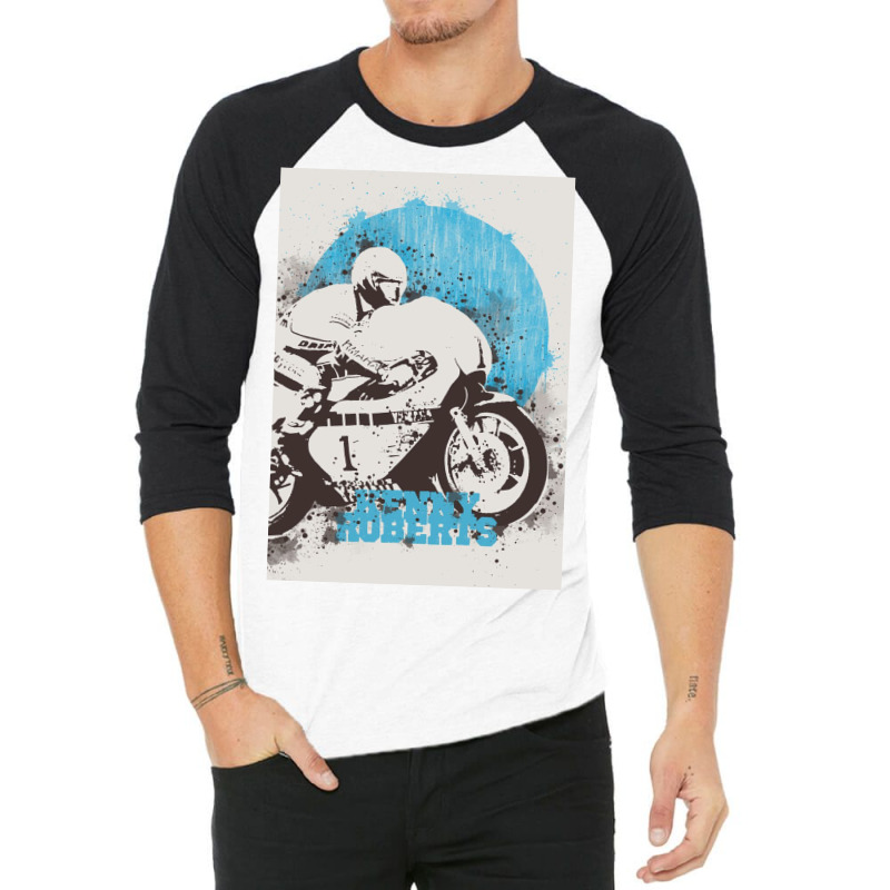 Kenny Roberts Painting Art 3/4 Sleeve Shirt | Artistshot