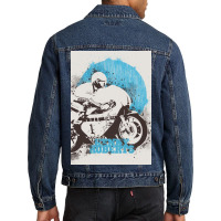 Kenny Roberts Painting Art Men Denim Jacket | Artistshot