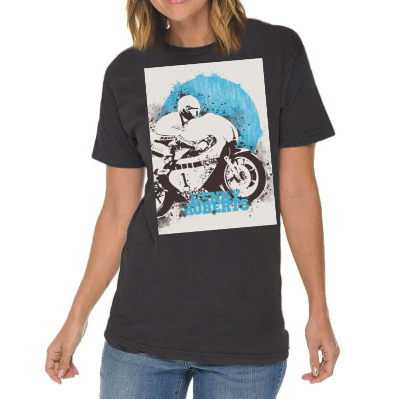 Kenny Roberts Painting Art Vintage T-shirt | Artistshot