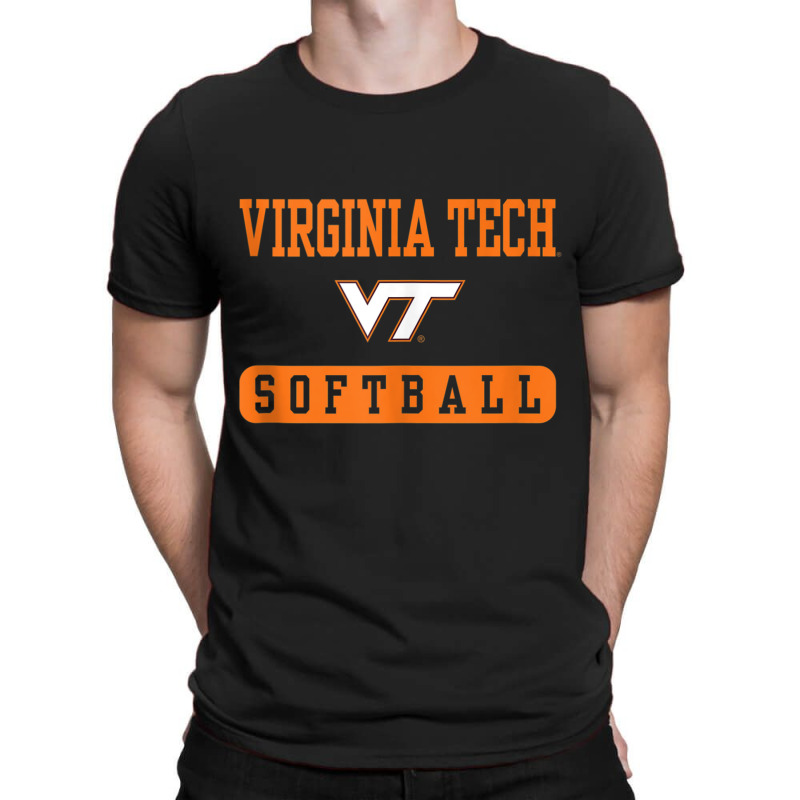 Virginia Tech Hokies Softball Officially Licensed Tank Top T-shirt | Artistshot