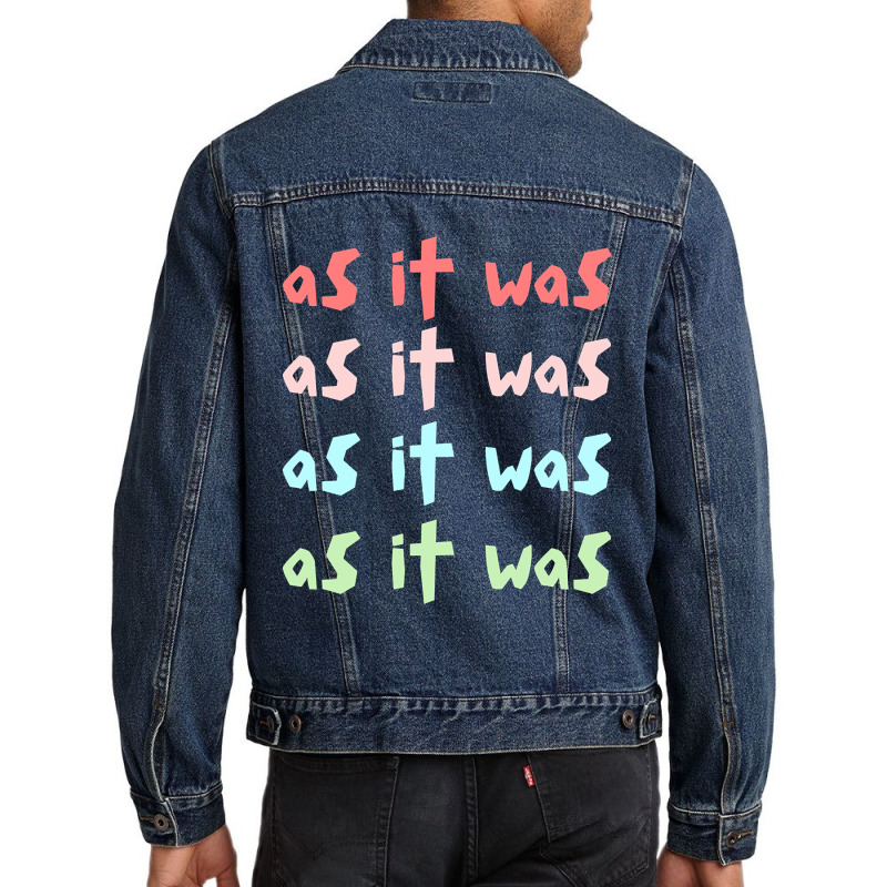 As It Was Men Denim Jacket | Artistshot