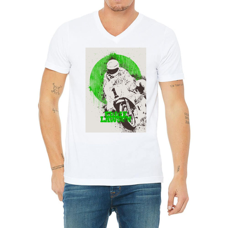 Eddie Lawson V-neck Tee | Artistshot