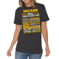 Mccann Name Shirt Mccann Born To Rule Vintage T-shirt | Artistshot