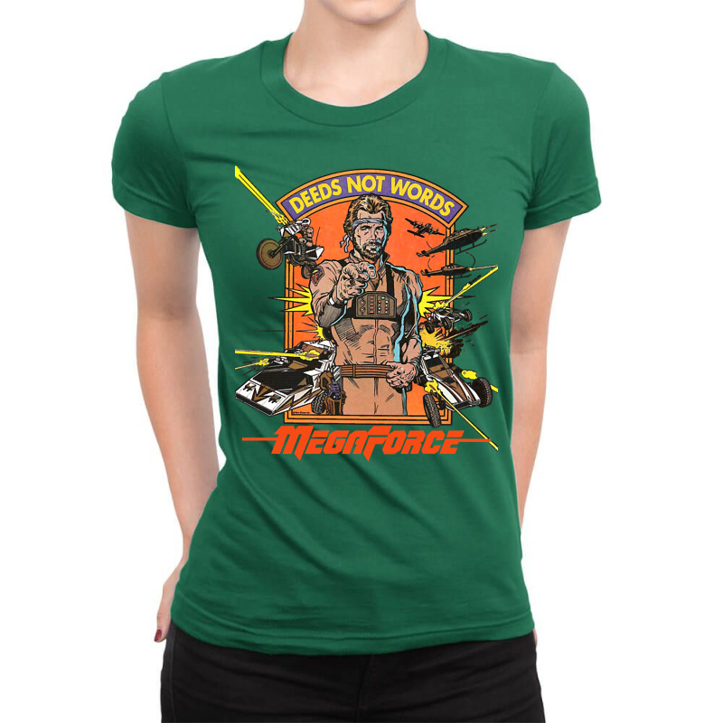 Secret Megaforce Gifts Movie Fan Ladies Fitted T-Shirt by mullinlewackz | Artistshot