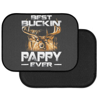 Best Buckin Pappy Ever Shirt Deer Hunting Bucking Father Rear Car Mat | Artistshot