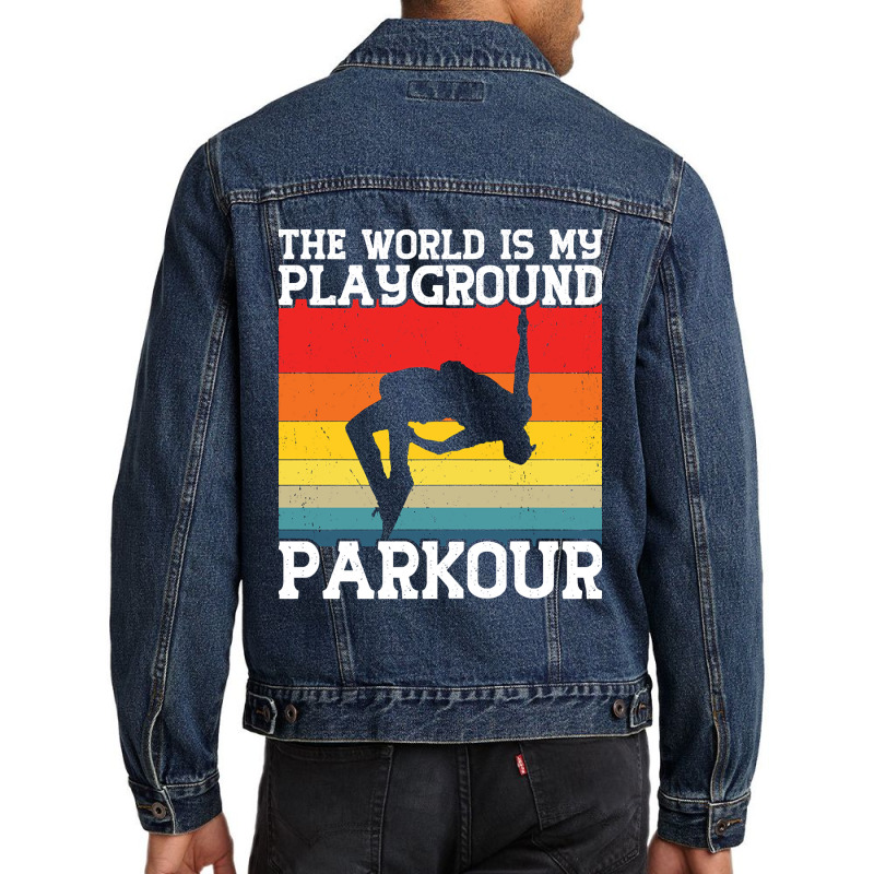 Parkour Men Denim Jacket | Artistshot