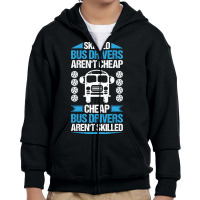 Bus Driver Busman School Bus Driver Coach Driver-rh4qs Youth Zipper Hoodie | Artistshot