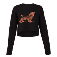 Cocker Spaniel Dog-qq7lf Cropped Sweater | Artistshot