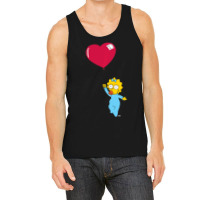 Hot Trend The Simpsons Maggie Heart Balloon Valentine's Day Tank Top | Artistshot