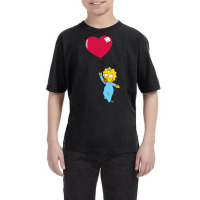 Hot Trend The Simpsons Maggie Heart Balloon Valentine's Day Youth Tee | Artistshot