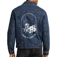 Karma Is A Cat Purring In My Lap Cause It Loves Me T Shirt Men Denim Jacket | Artistshot