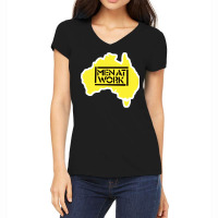 Men At Work 4 Women's V-neck T-shirt | Artistshot