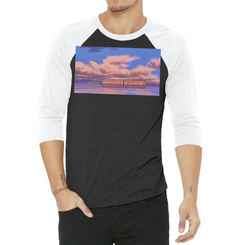 Spirited Away Train 3/4 Sleeve Shirt by devirdavid | Artistshot