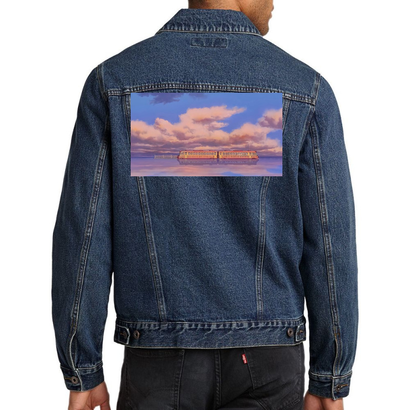 Spirited Away Train Men Denim Jacket by devirdavid | Artistshot