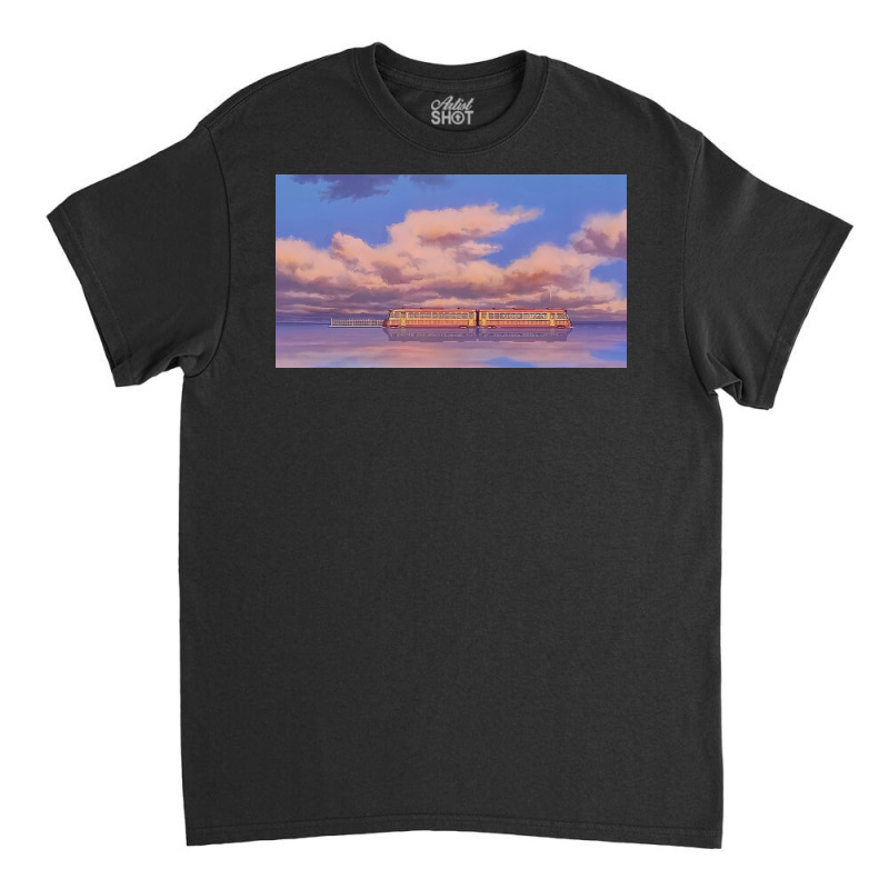 Spirited Away Train Classic T-shirt by devirdavid | Artistshot