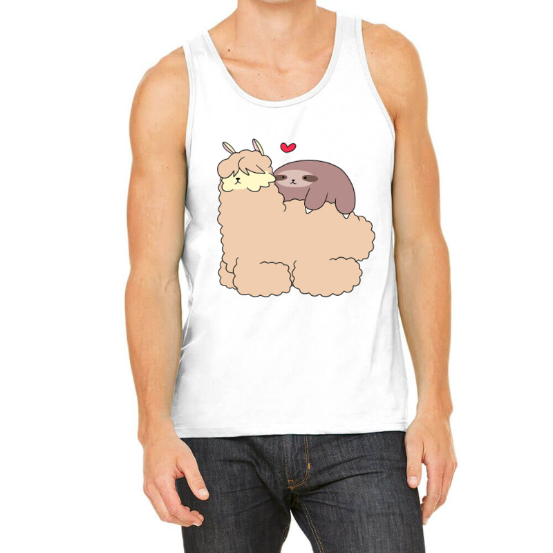 Sloth Loves Alpaca Tank Top | Artistshot