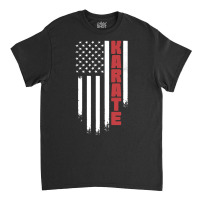 Karate American Usa Flag | Karate Martial Art Classic T-shirt | Artistshot