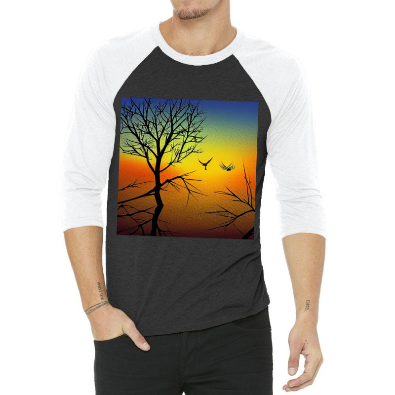 Bewitching Sunset 3/4 Sleeve Shirt | Artistshot