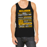 Mcclendon Name Shirt Mcclendon Born To Rule Tank Top | Artistshot