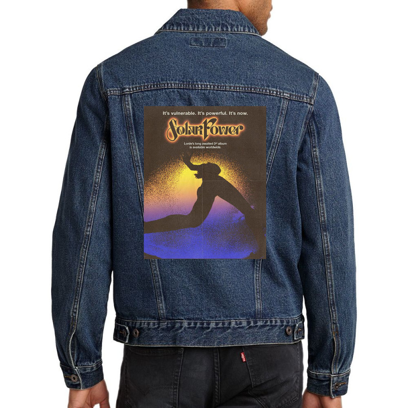 Retro Solar Power Men Denim Jacket | Artistshot