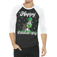 Boston Terrier T  Shirt Happy St. Patrick's Day Boston Terrier T  Shir 3/4 Sleeve Shirt | Artistshot