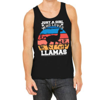 Just A Girl Who Loves T  Shirt Just A Girl Who Loves Llamas T  Shirt Tank Top | Artistshot