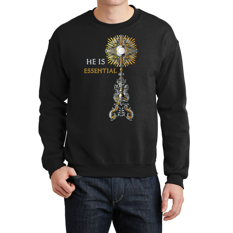 Catholic Monstrance Holy Mass Crewneck Sweatshirt | Artistshot