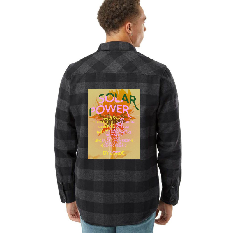 Solar Power Tracklist Flannel Shirt | Artistshot