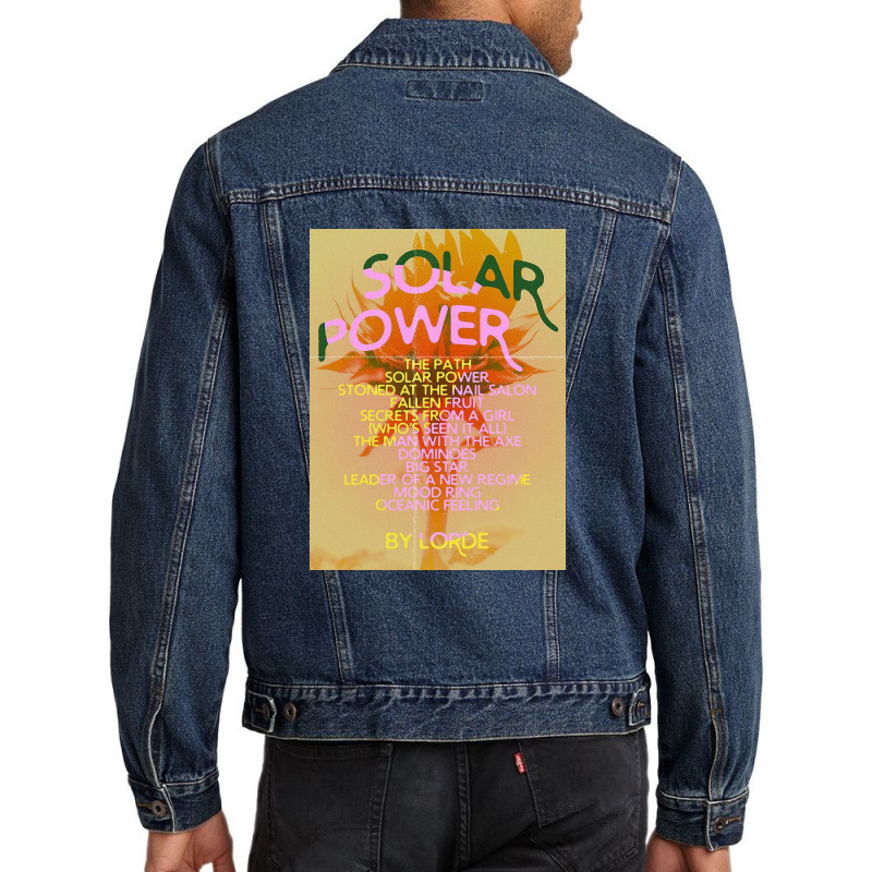 Solar Power Tracklist Men Denim Jacket | Artistshot