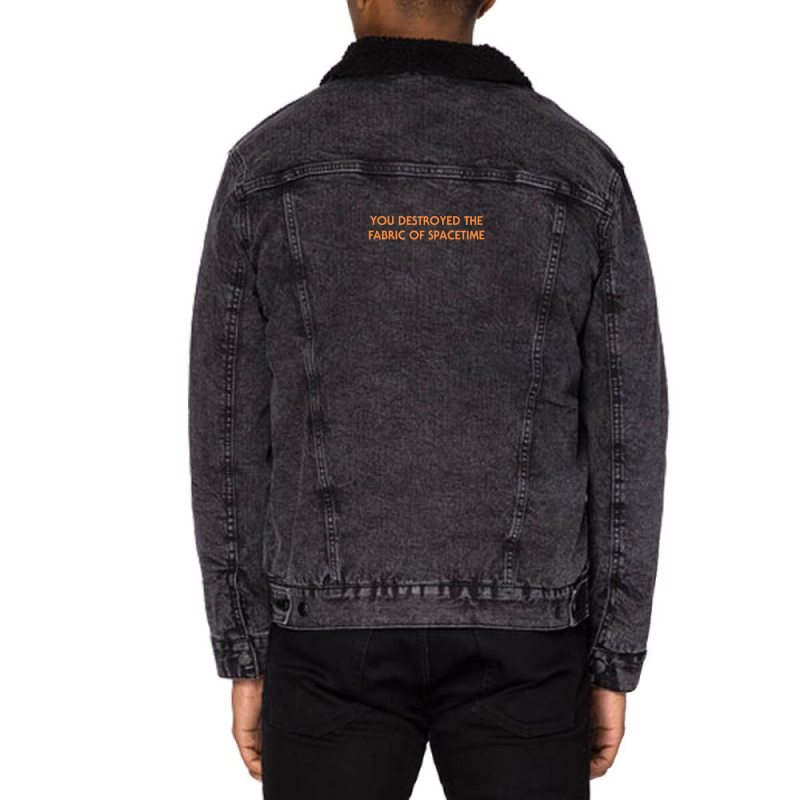 Outer Wilds Breaking Spacetime Ending Unisex Sherpa-Lined Denim Jacket by PatrickDougherty | Artistshot