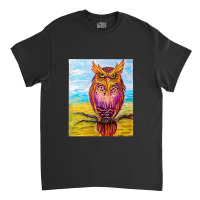 The Regal Wise Owl Classic T-shirt | Artistshot