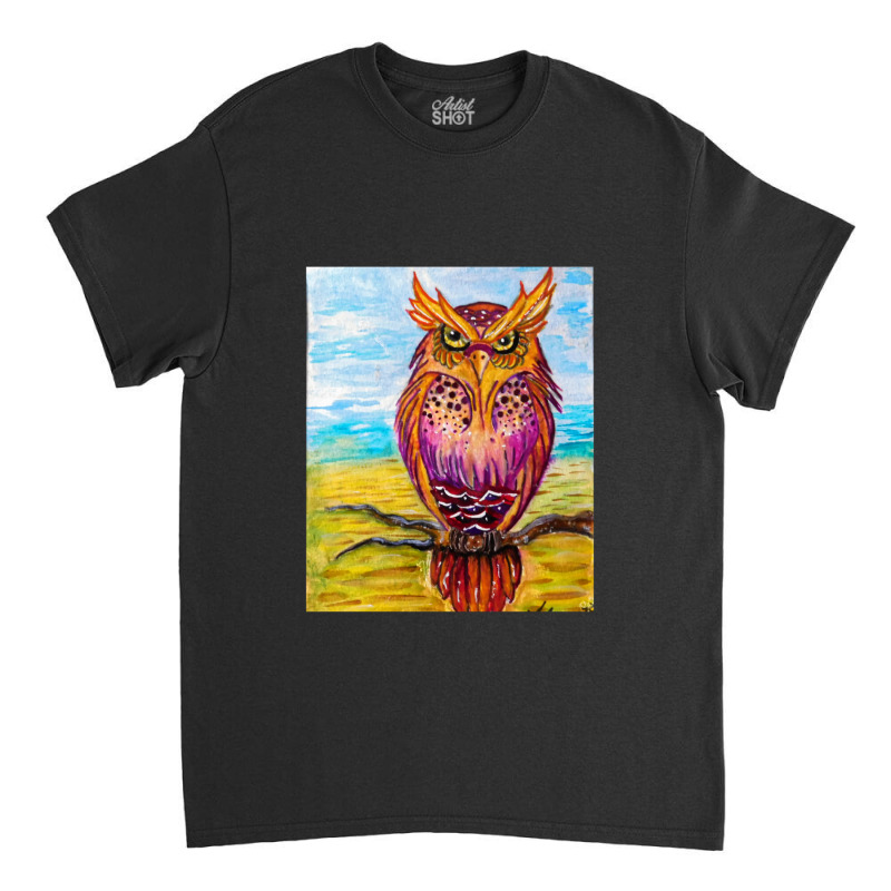 The Regal Wise Owl Classic T-shirt by CurtisDaleCochran | Artistshot