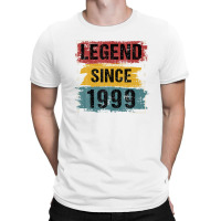 23 Years Old Vintage 1999 23rd Birthday Decoration Men Women T-shirt | Artistshot